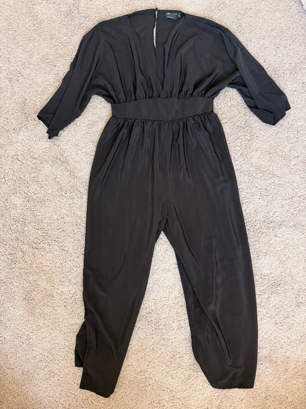 ASOS Black Jumpsuit with V-Neck